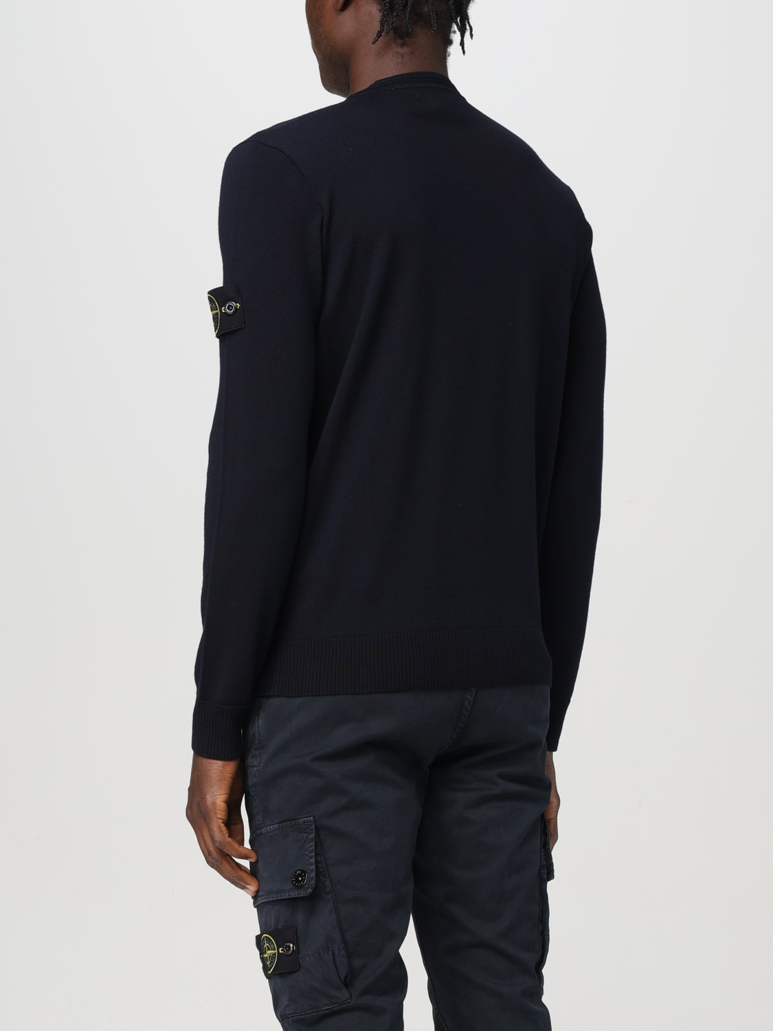 Giglio Maglia basic Stone Island in lana vergine Acquista Ora