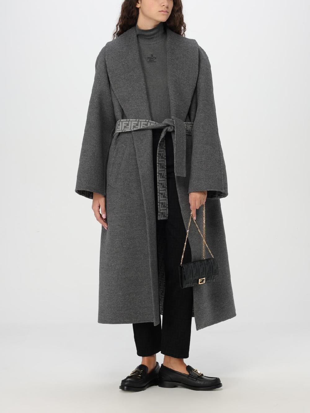 Giglio Cappotto Fendi in lana vergine Moda