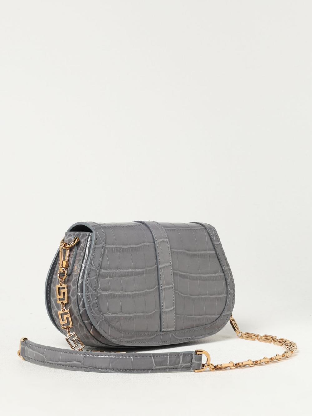 Giglio Borsa Greca Goddess Versace in pelle stampa cocco Bestseller