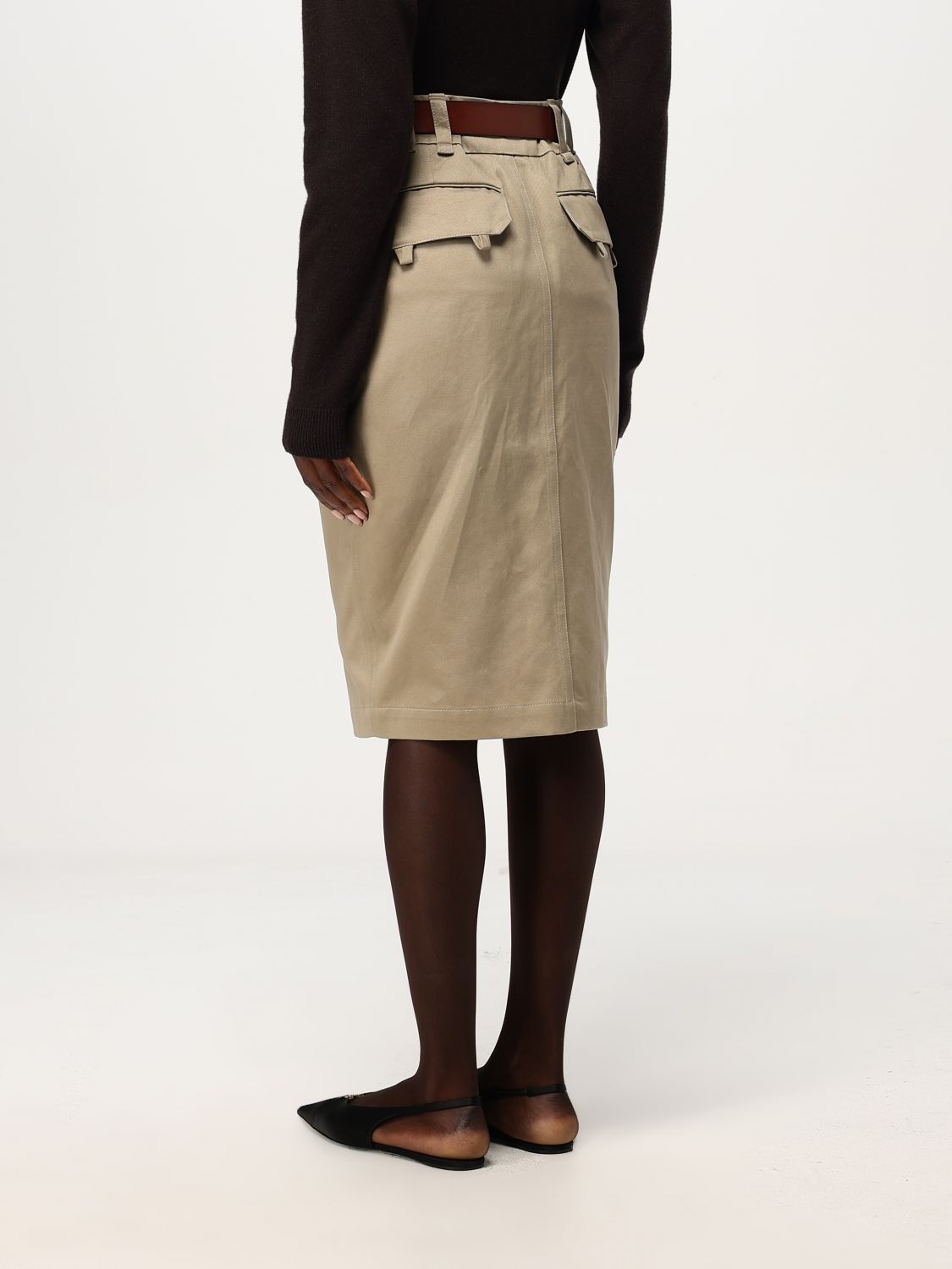 Giglio Gonna Saint Laurent in gabardine Presa