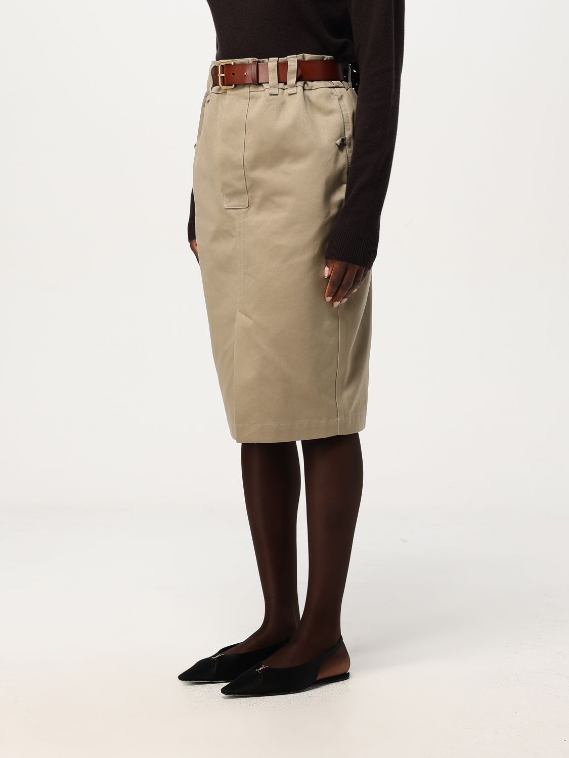 Giglio Gonna Saint Laurent in gabardine Presa