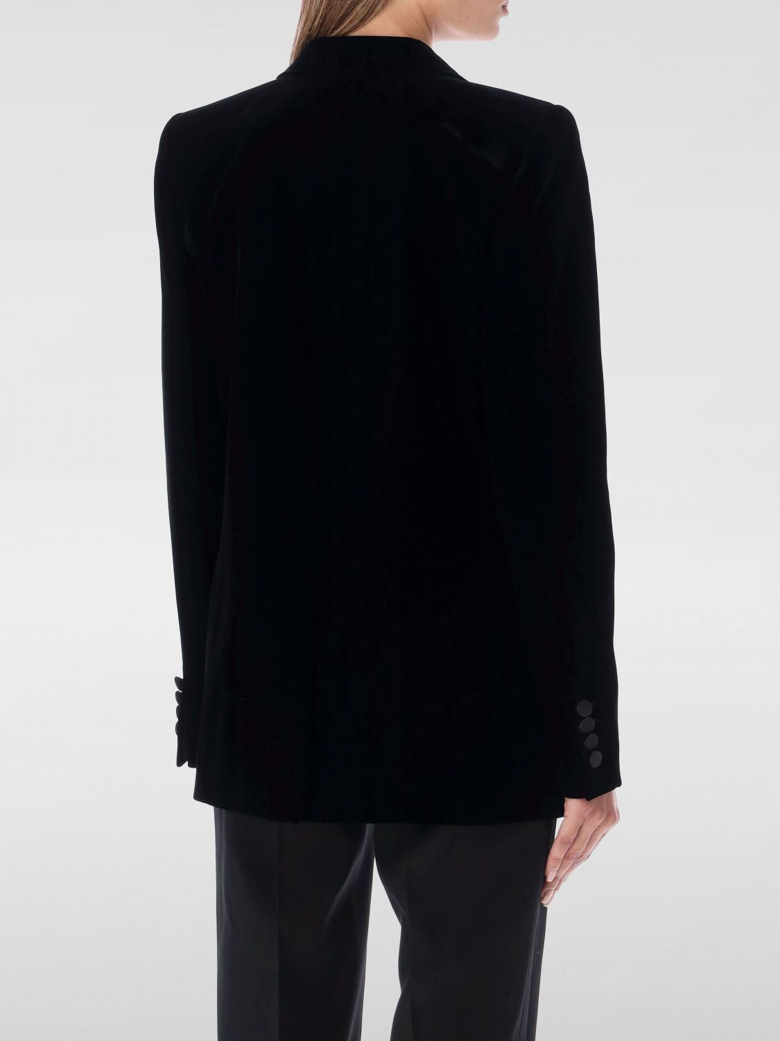 Giglio Blazer Saint Laurent in velluto Economico