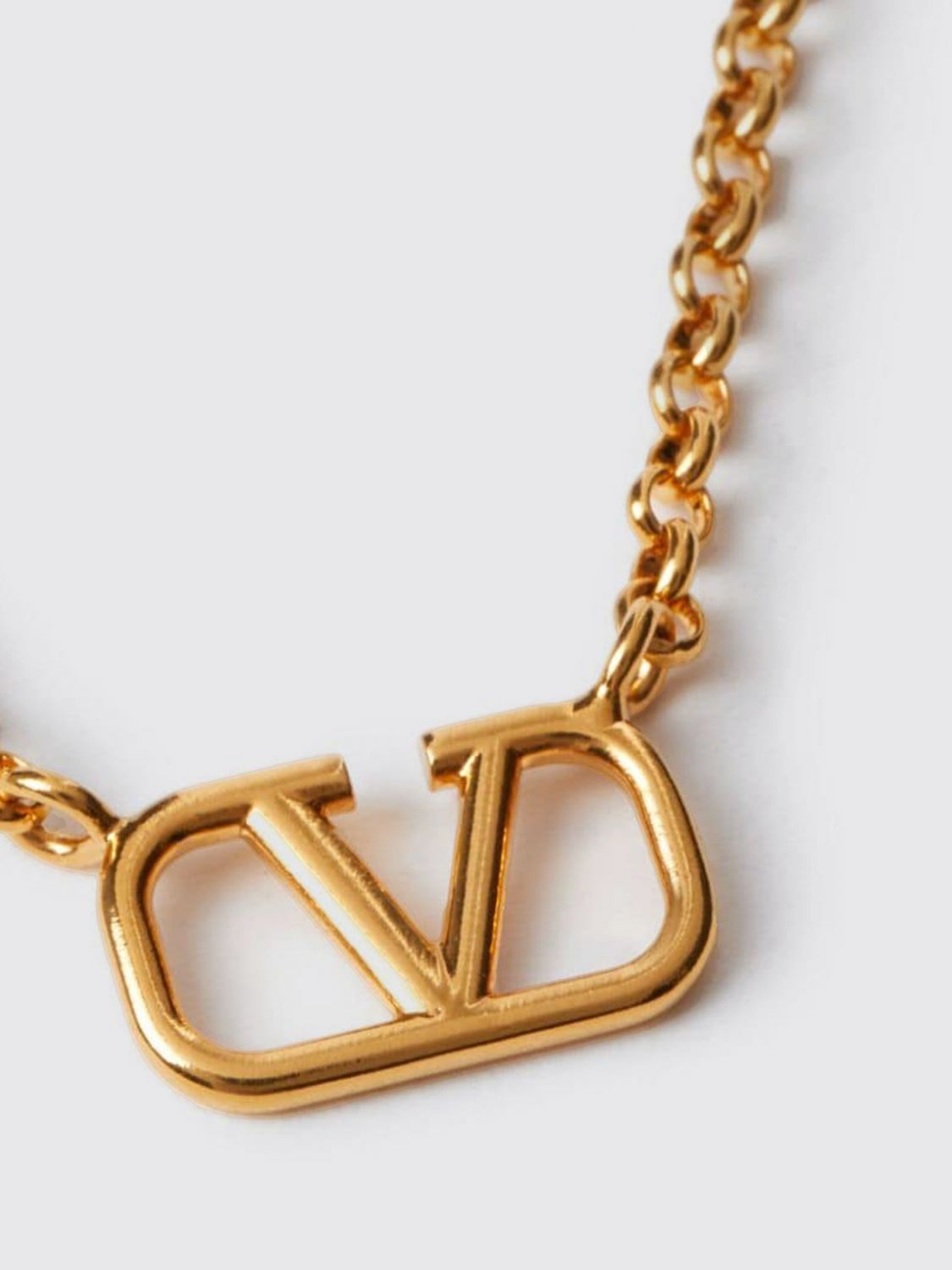 Giglio Collana VLogo Signature Valentino Garavani in ottone Vendita Calda