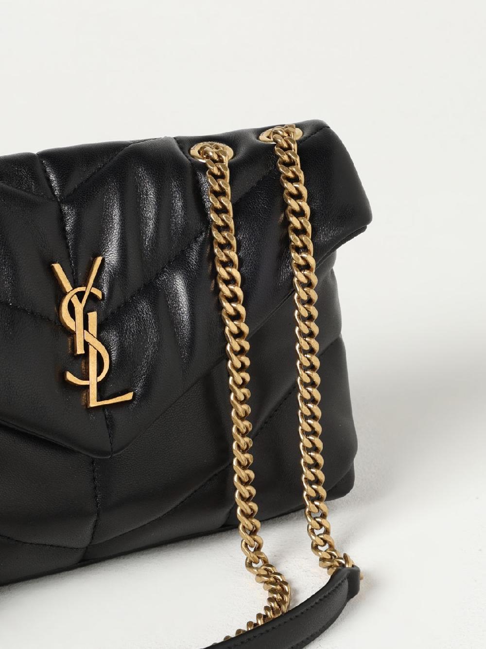 Giglio Borsa Lou Lou Puffer Toy Saint Laurent in nappa trapuntata Vendita Economica