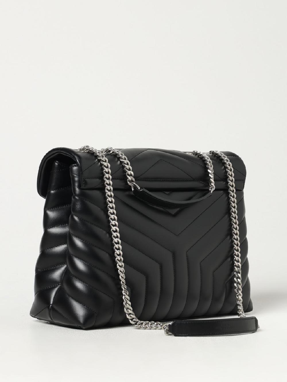 Giglio Borsa LouLou Saint Laurent in pelle trapuntata Italy