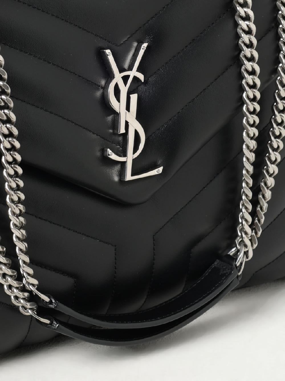 Giglio Borsa LouLou Saint Laurent in pelle trapuntata Italy