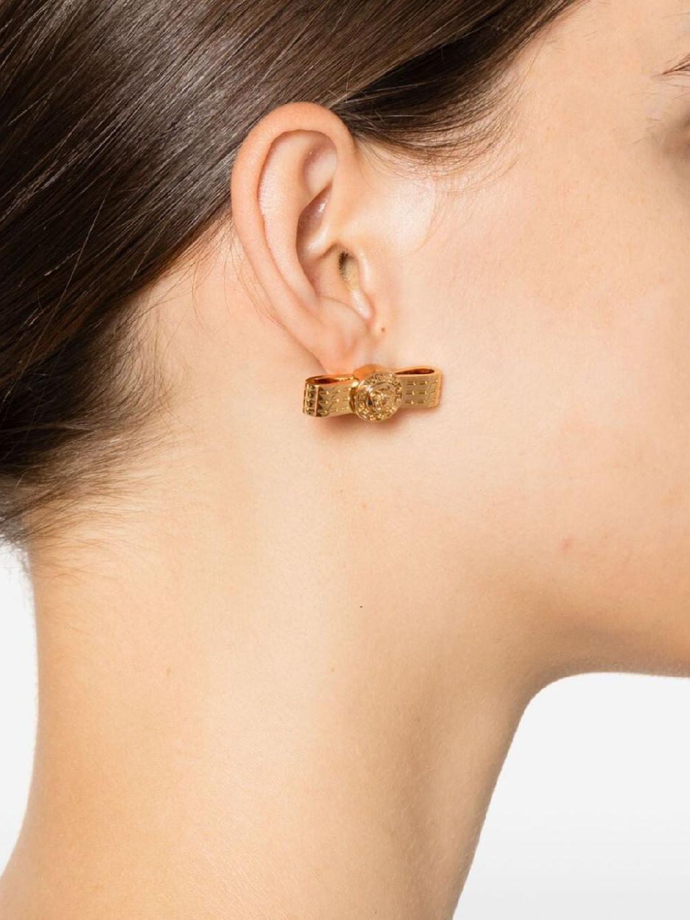 Giglio Orecchini Medusa Versace in ottone 2025