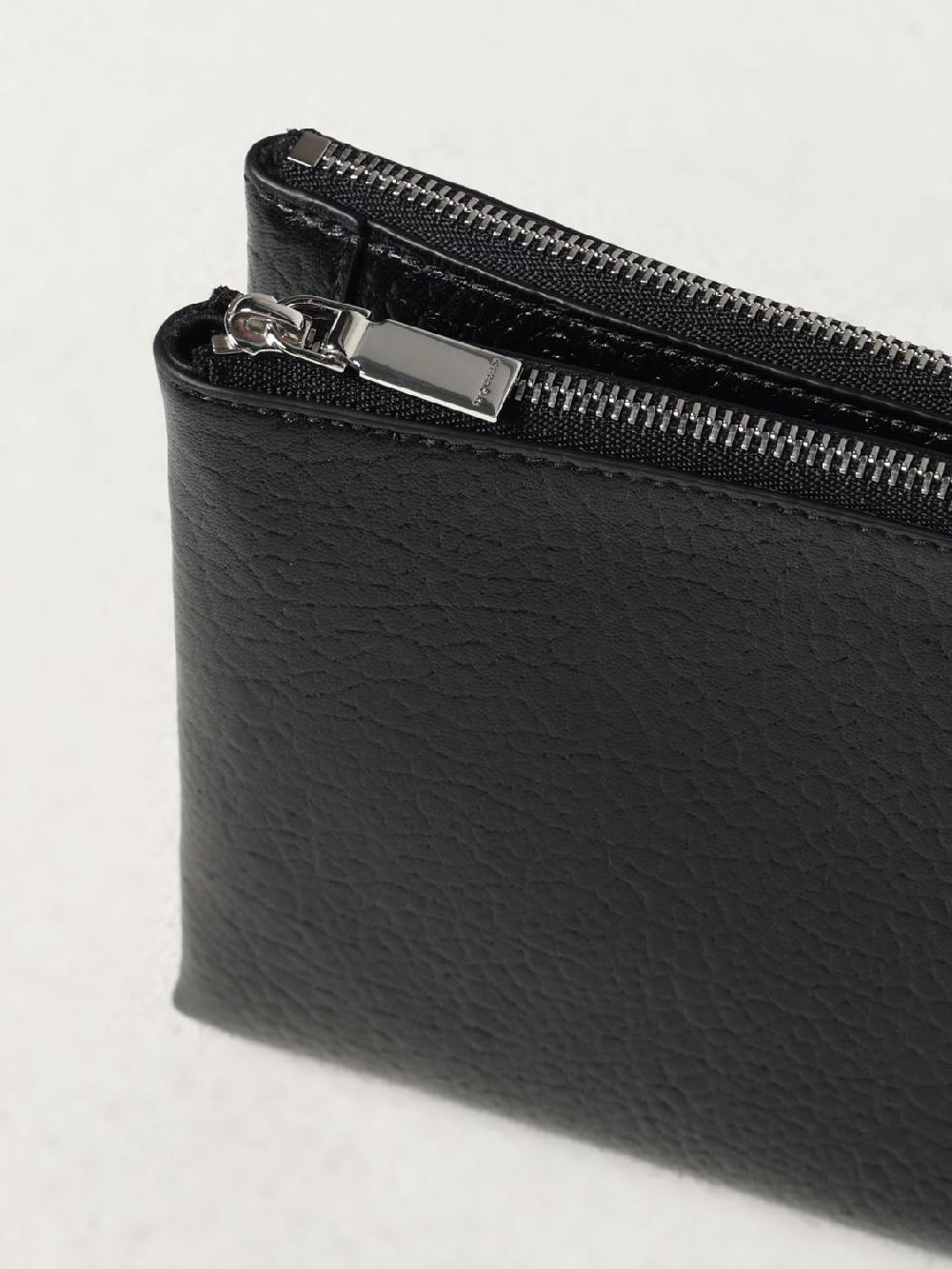 Giglio Clutch Alexander McQueen in pelle a grana In Linea