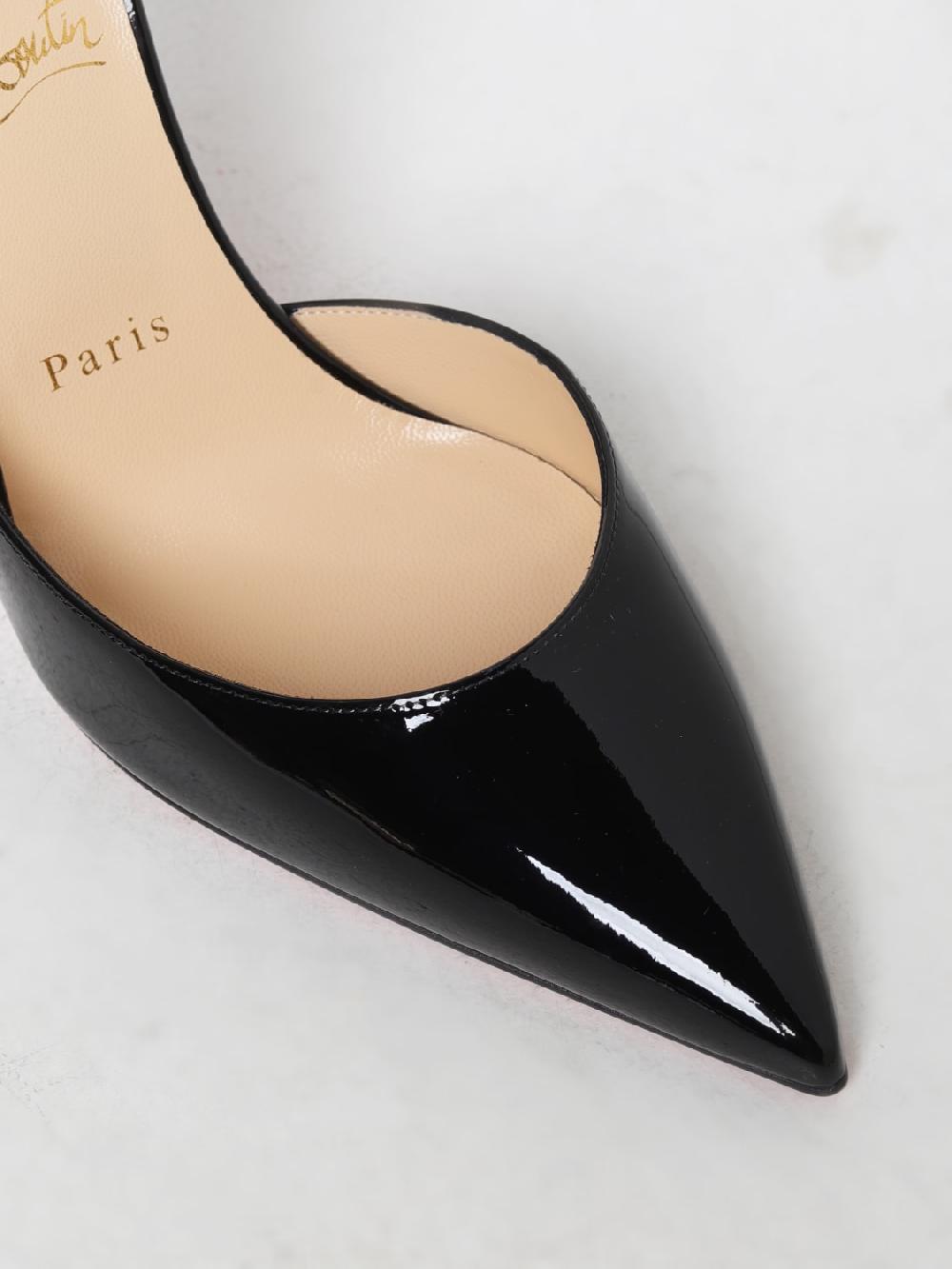 Giglio Décolleté Iriza Christian Louboutin in vernice Qualità Garantita