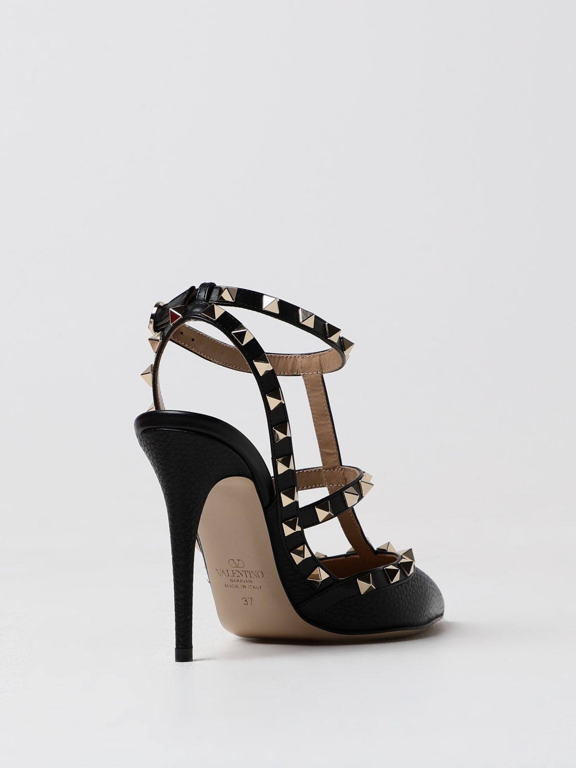 Giglio Pump Rockstud Valentino Garavani in pelle a grana Acquista Ora