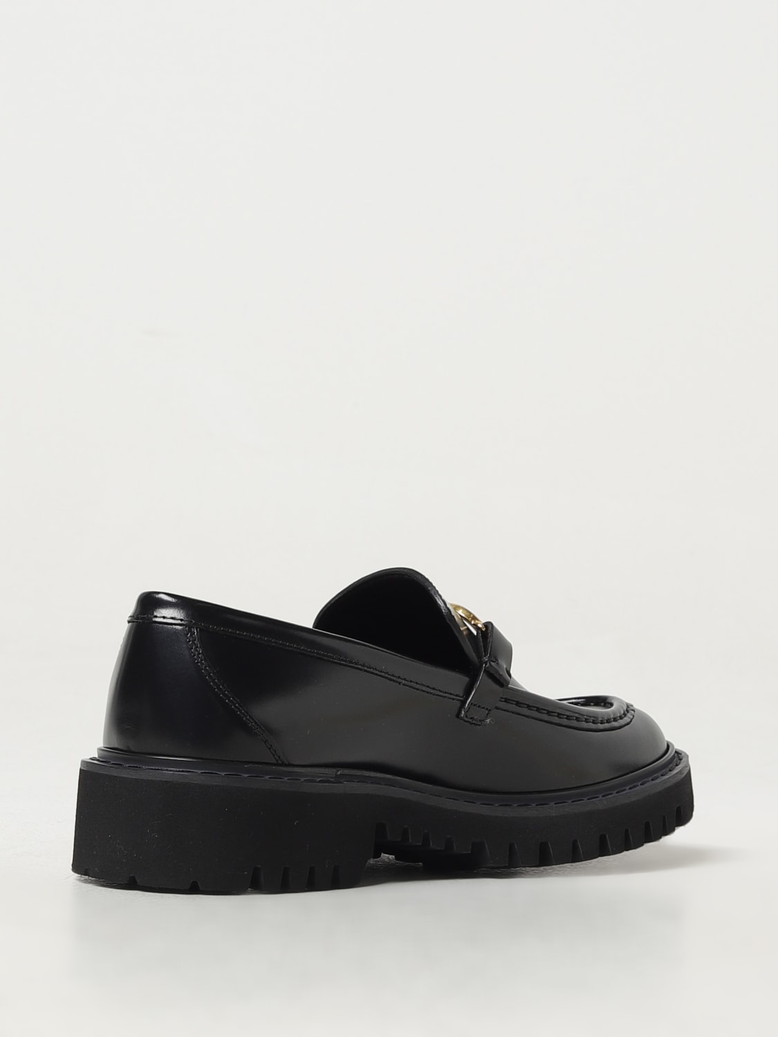 Giglio Mocassino VLogo Signature Valentino Garavani in pelle spazzolata Shopping Online