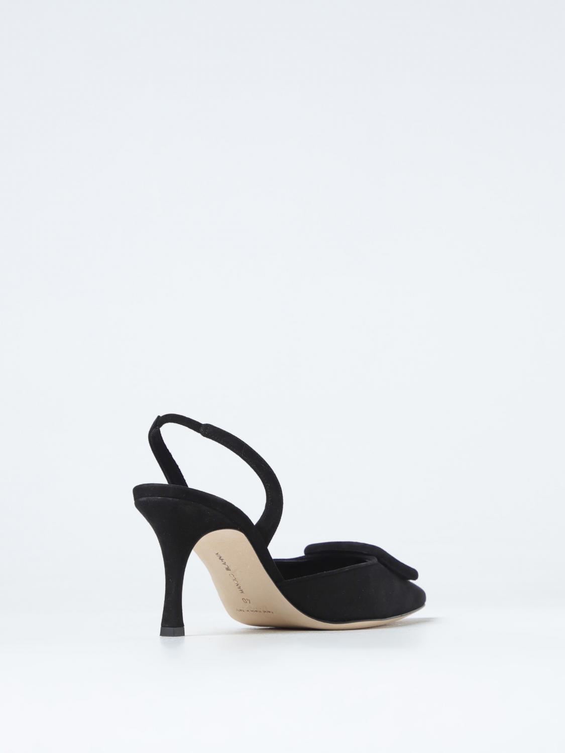 Giglio Slingback Maysli Manolo Blahnik in camoscio con fibbia decorativa Affare Del Giorno