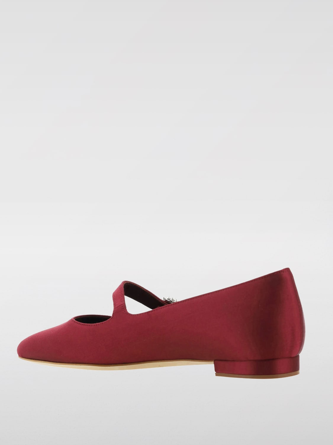 Giglio Ballerina Manolo Blahnik in raso Offerta