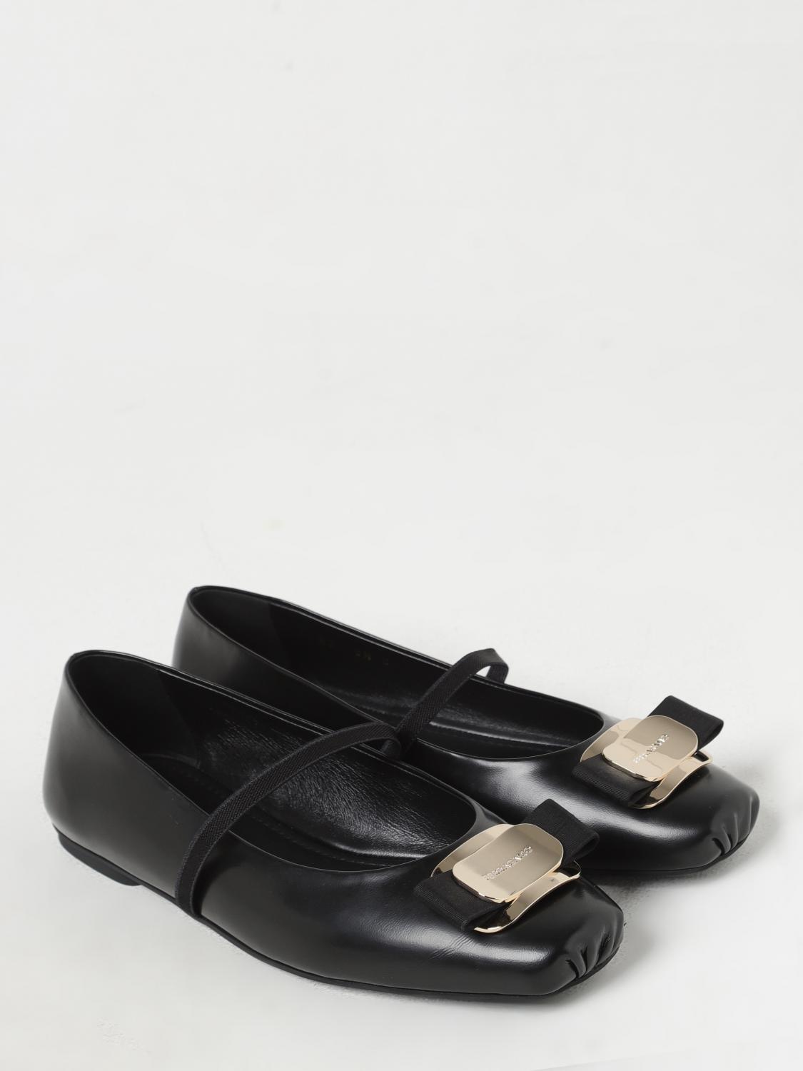 Giglio Ballerina New Vara Ferragamo in pelle Online