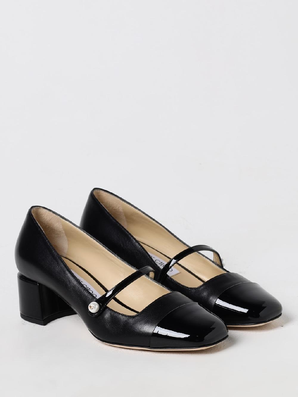 Giglio Mary Jane Elisa Jimmy Choo in nappa Vendita Calda