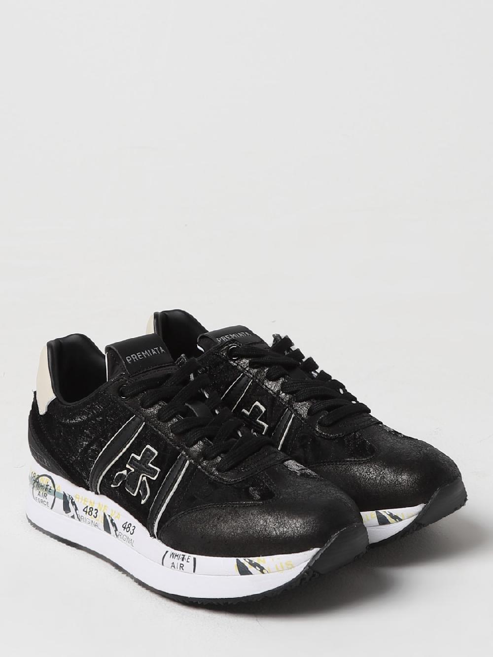 Giglio Sneakers Conny Premiata in pelle e gomma Moda