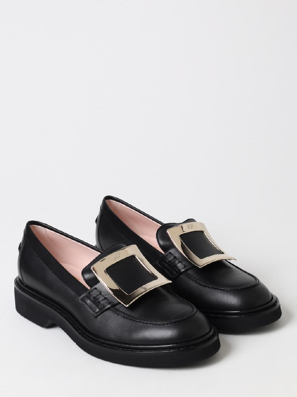 Giglio Mocassino Roger Vivier in pelle con fibbia decorativa Spedizione gratuita