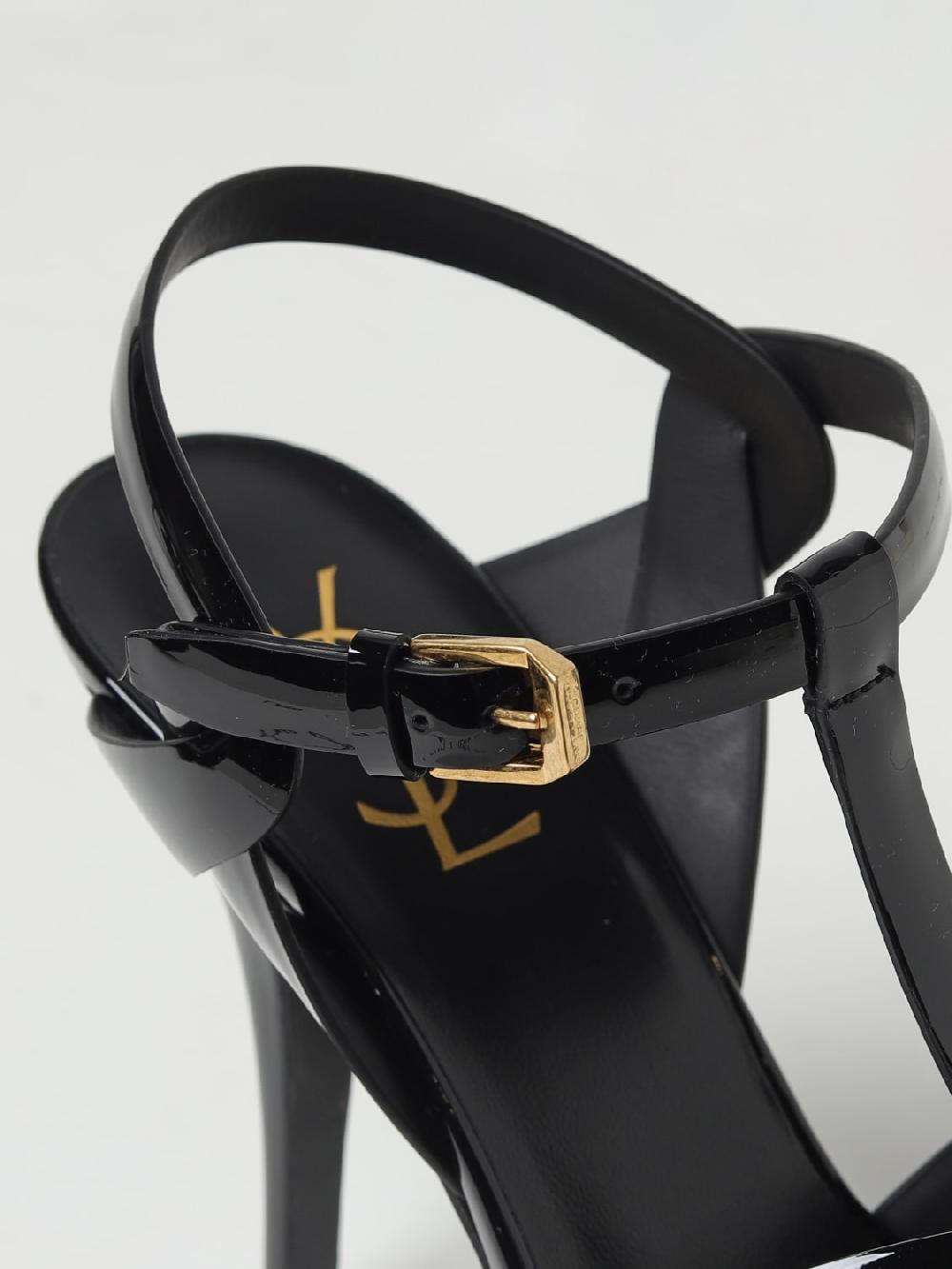 Giglio Sandalo Tribute Saint Laurent in vernice Negozio online di fabbrica