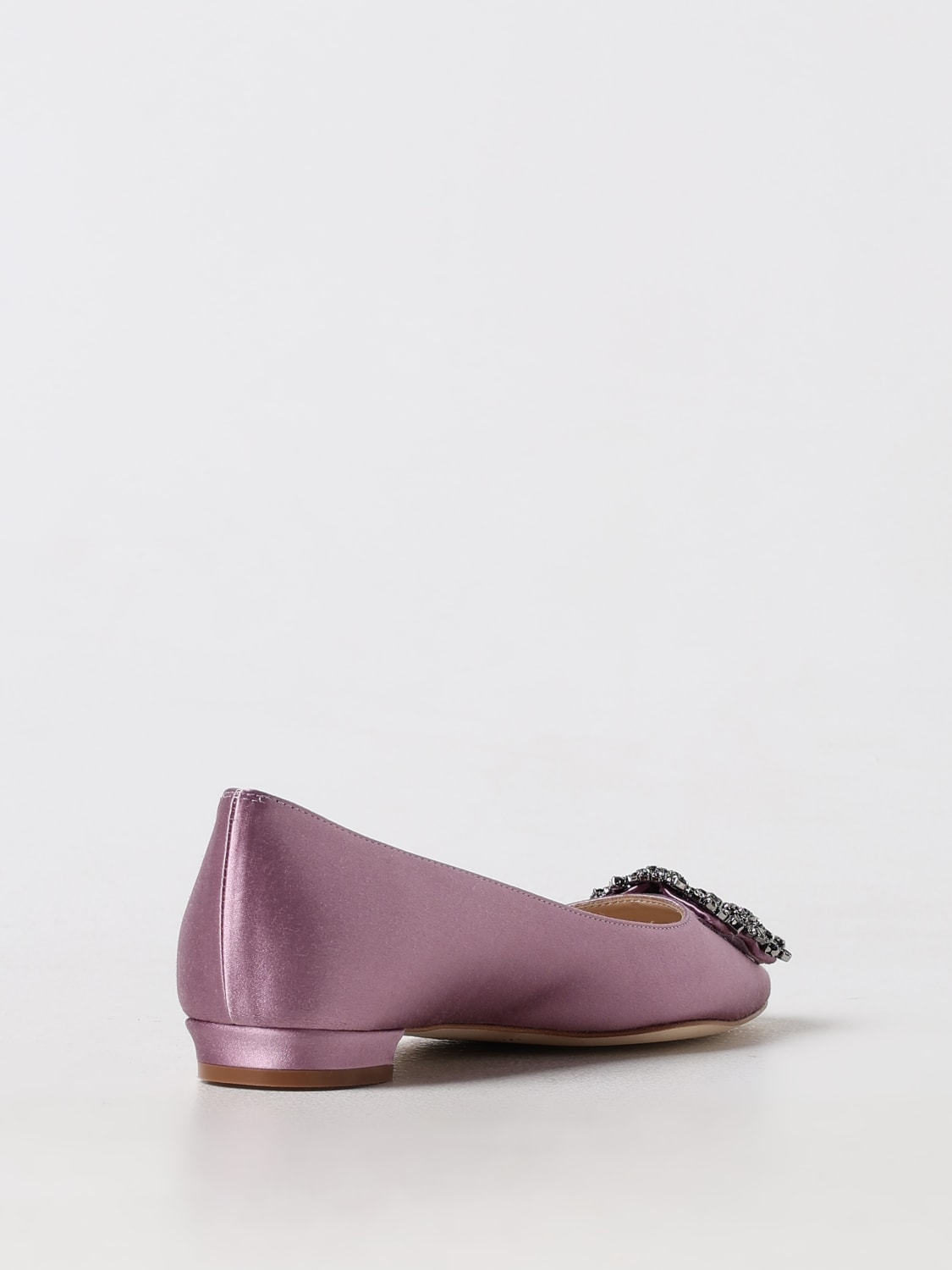 Giglio Ballerina Hangisi Manolo Blahnik in raso Grande vendita