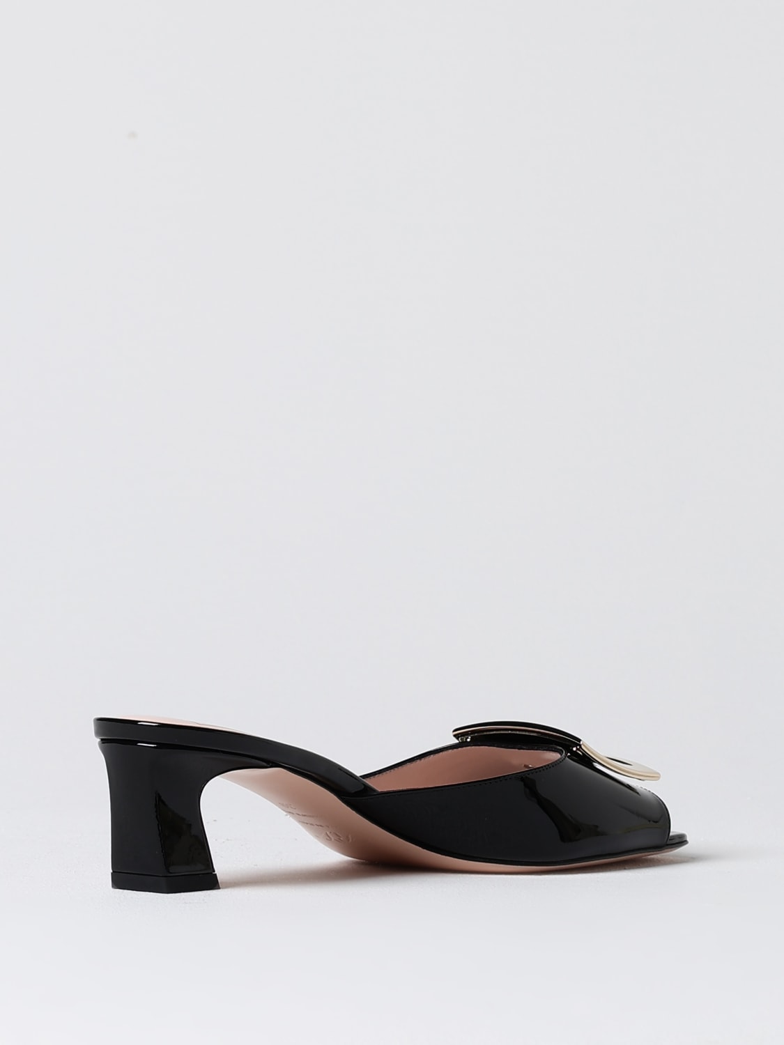 Giglio Mules Roger Vivier in vernice con fibbia decorativa Offerta esclusiva