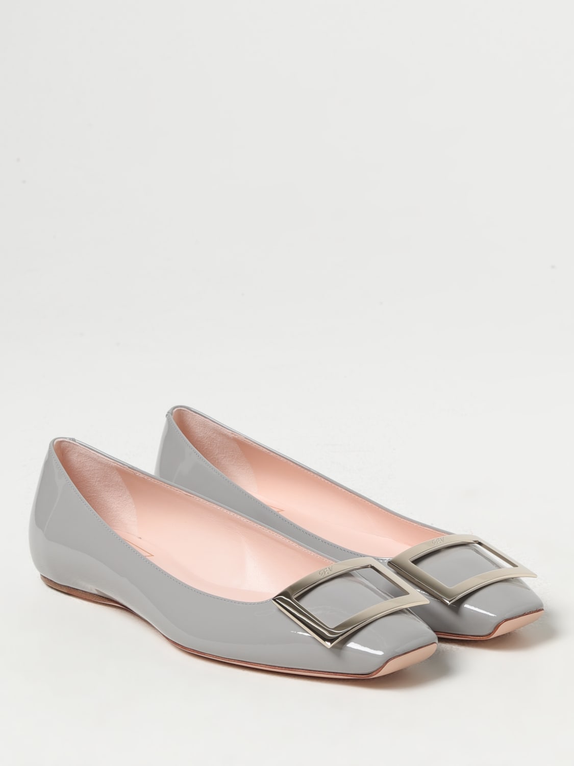 Giglio Ballerina Roger Vivier in vernice con fibbia decorativa Vendite stagionali