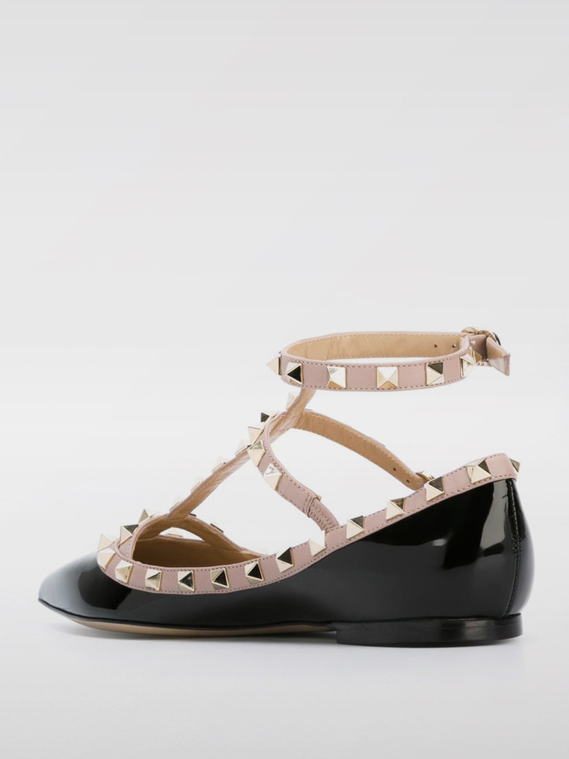 Giglio Ballerina Rockstud Valentino Garavani in vernice Offerta Anniversario