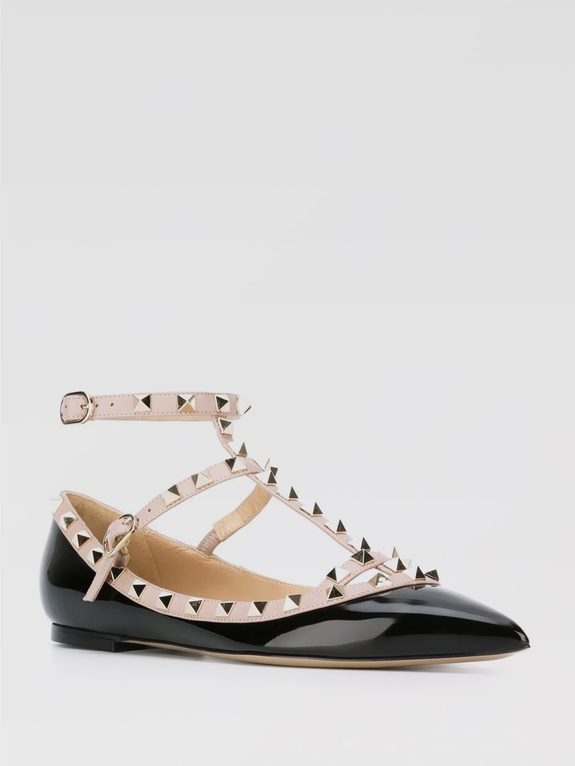 Giglio Ballerina Rockstud Valentino Garavani in vernice Offerta Anniversario