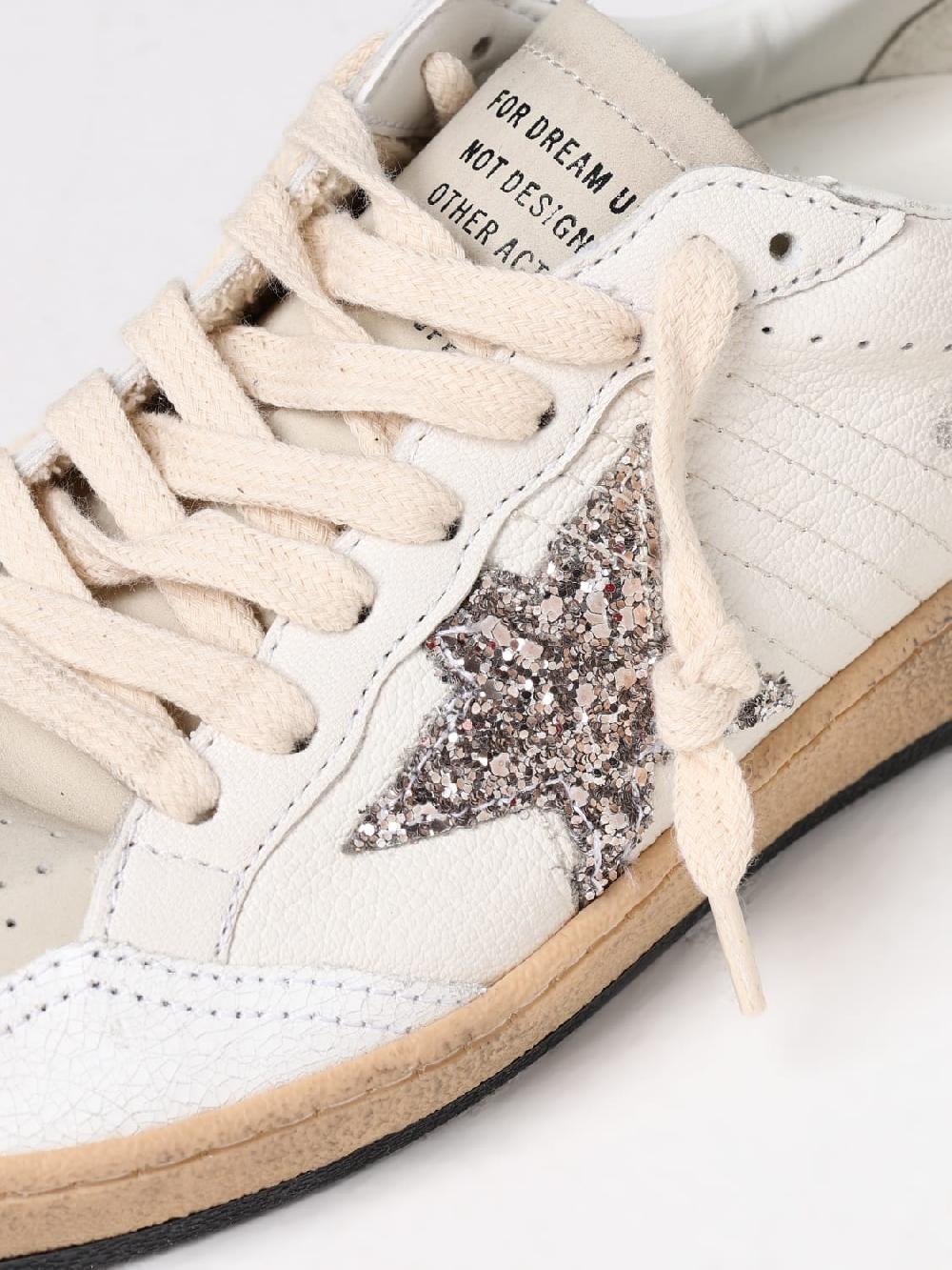 Giglio Sneakers Ball Star Golden Goose in pelle Liquidazione