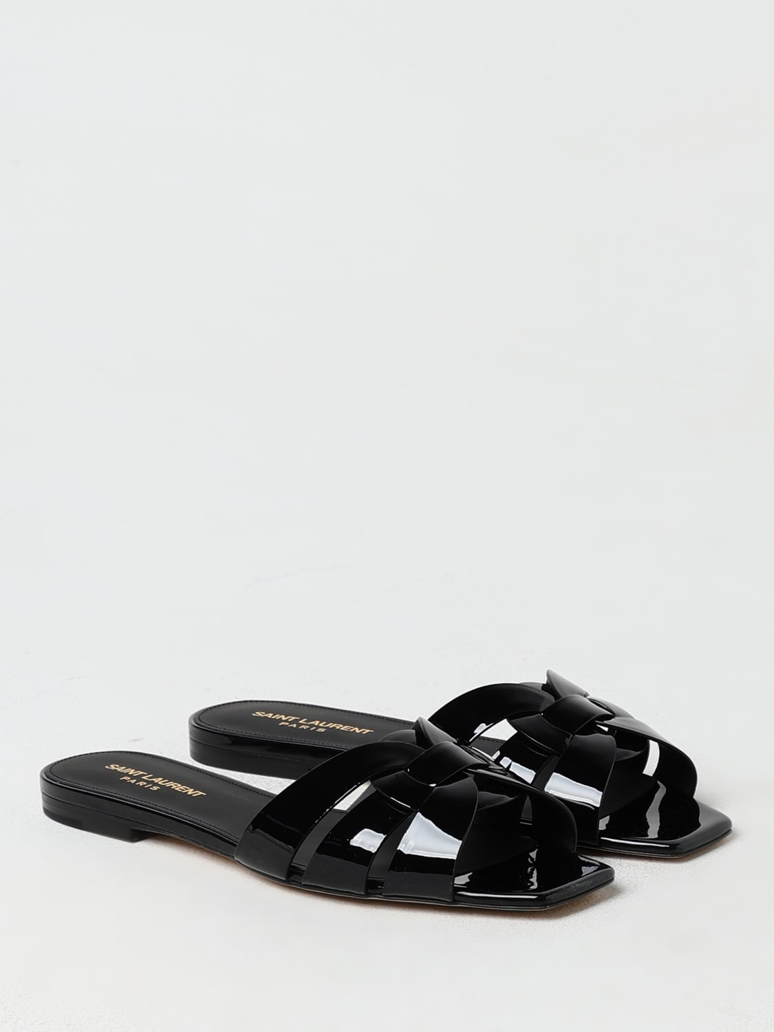 Giglio Mules Nu Pieds 05 Tribute Saint Laurent in vernice Offerte giornaliere