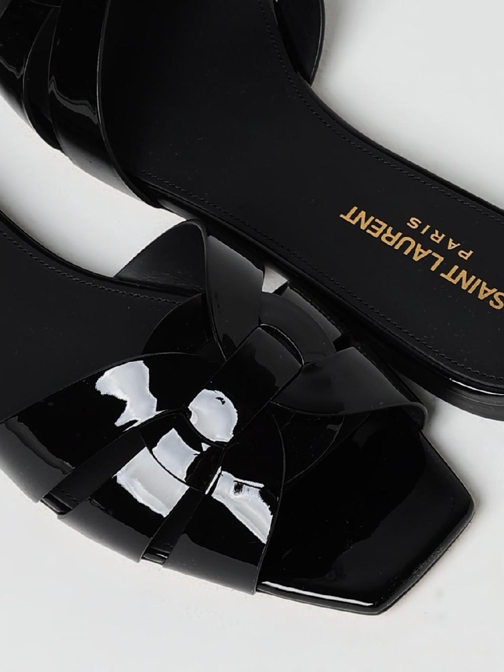 Giglio Mules Nu Pieds 05 Tribute Saint Laurent in vernice Offerte giornaliere