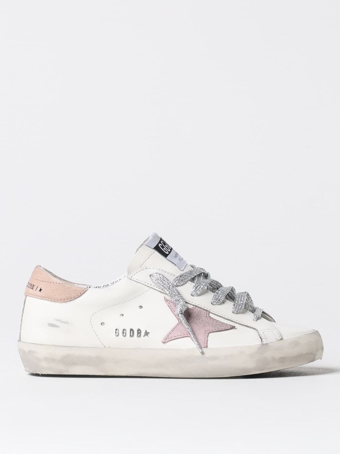 Giglio Sneakers Super-Star Golden Goose in pelle used Rilascio limitato