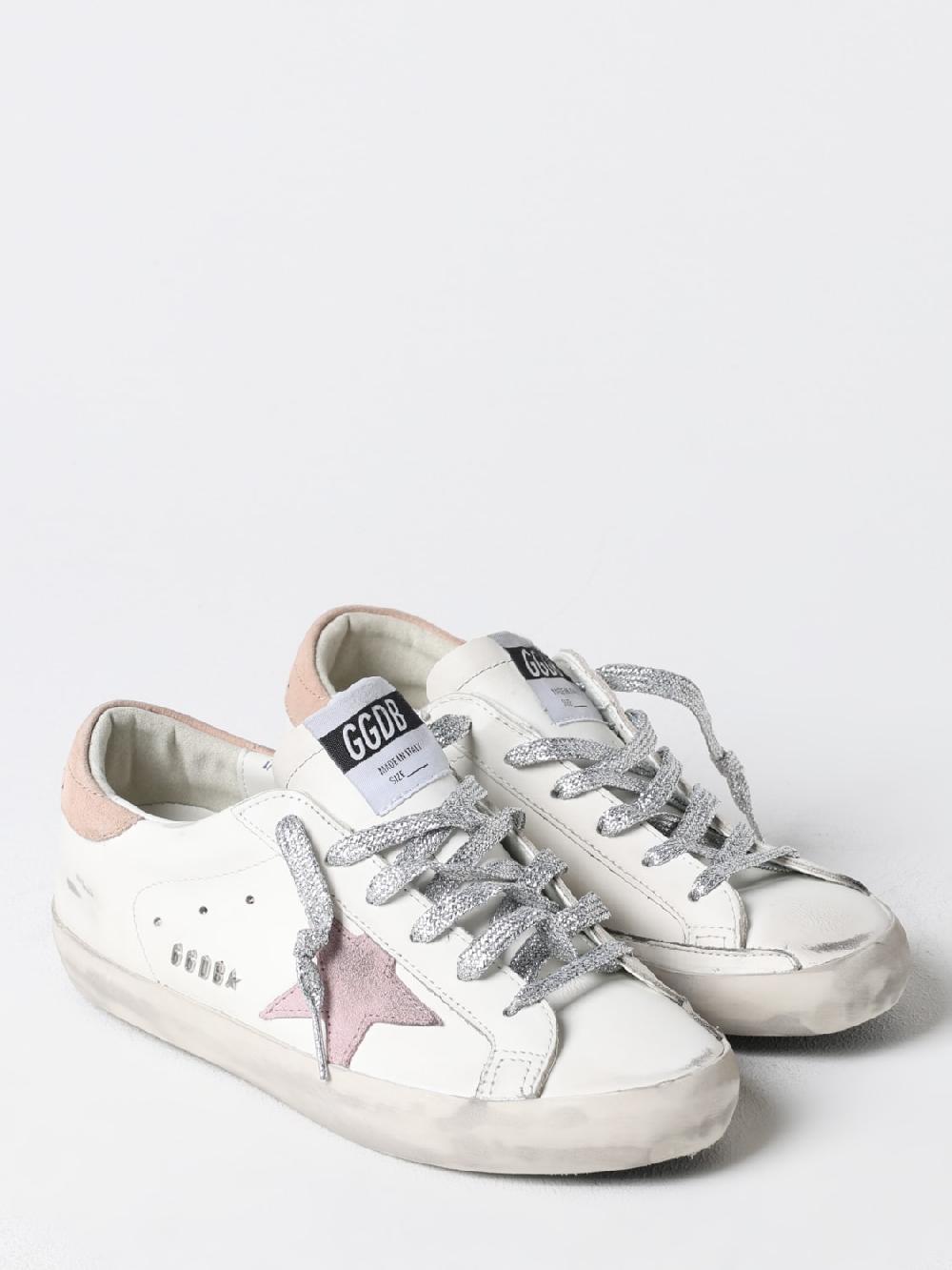 Giglio Sneakers Super-Star Golden Goose in pelle used Rilascio limitato