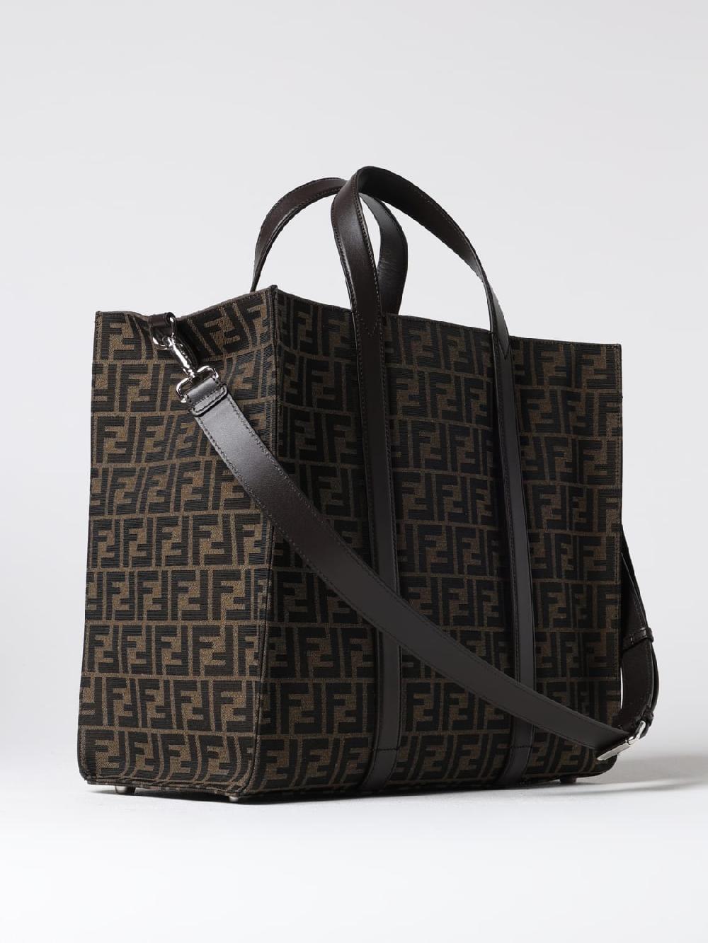 Giglio Borsa Shopper Fendi in tessuto con monogram FF jacquard Only for today