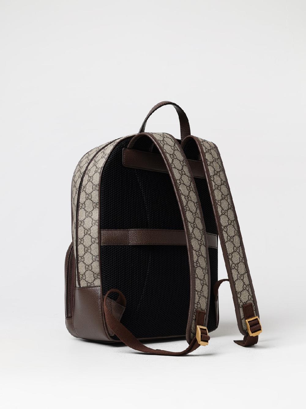 Giglio Zaino Ophidia GG Gucci in tessuto GG Supreme e pelle a grana Spedizione Gratuita