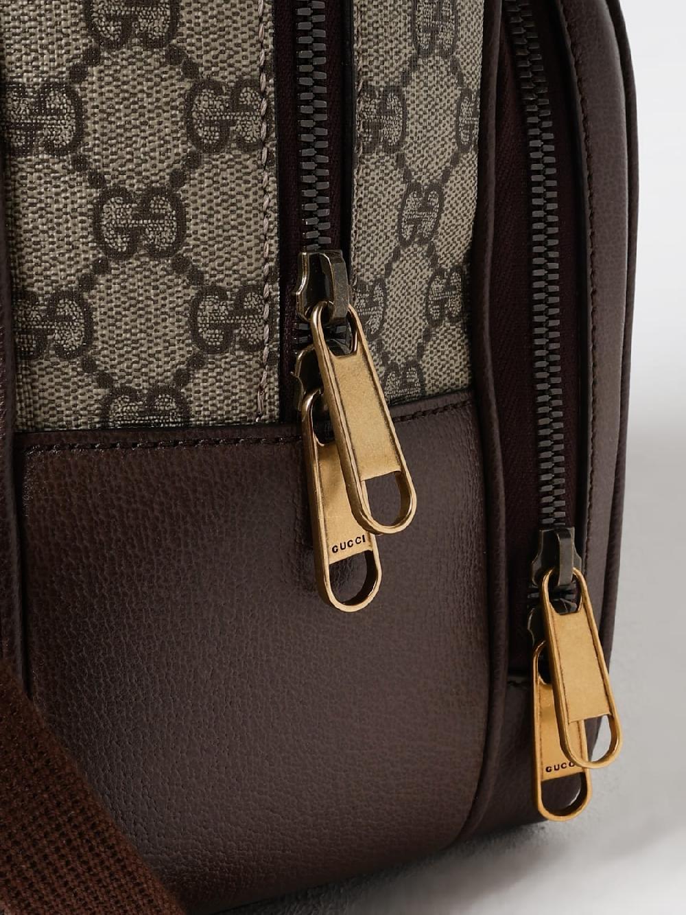 Giglio Zaino Ophidia GG Gucci in tessuto GG Supreme e pelle a grana Spedizione Gratuita