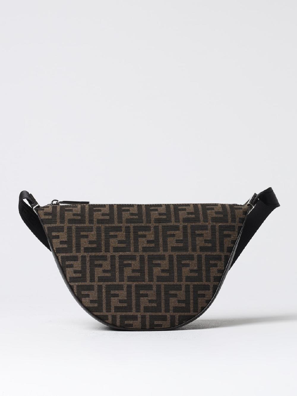 Giglio Borsa Fendi in tessuto e pelle a grana con monogram FF jacquard Consegna Veloce