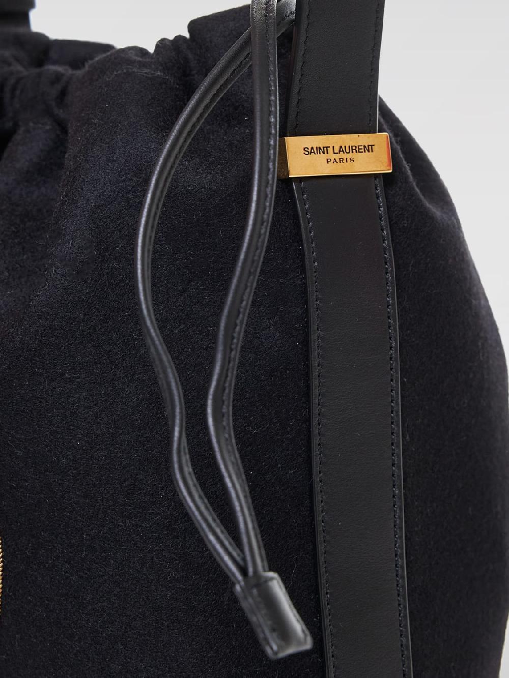 Giglio Borsa Riche Gauche Saint Laurent in feltro Novità