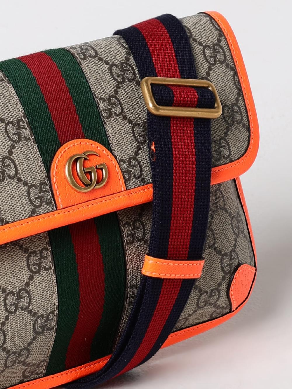 Giglio Borsa Ophidia Gucci in tessuto GG Supreme Presa