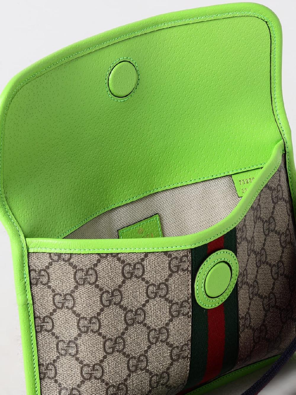 Giglio Borsa Ophidia Gucci in tessuto GG Supreme Offerta