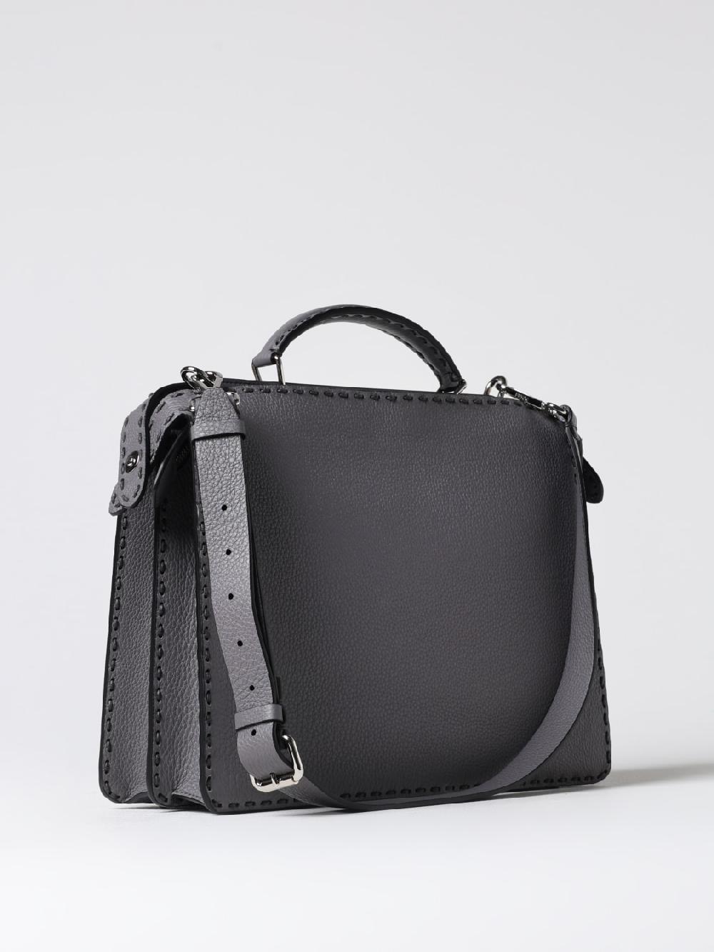 Giglio Borsa Peekaboo Fendi in pelle a grana Saldi