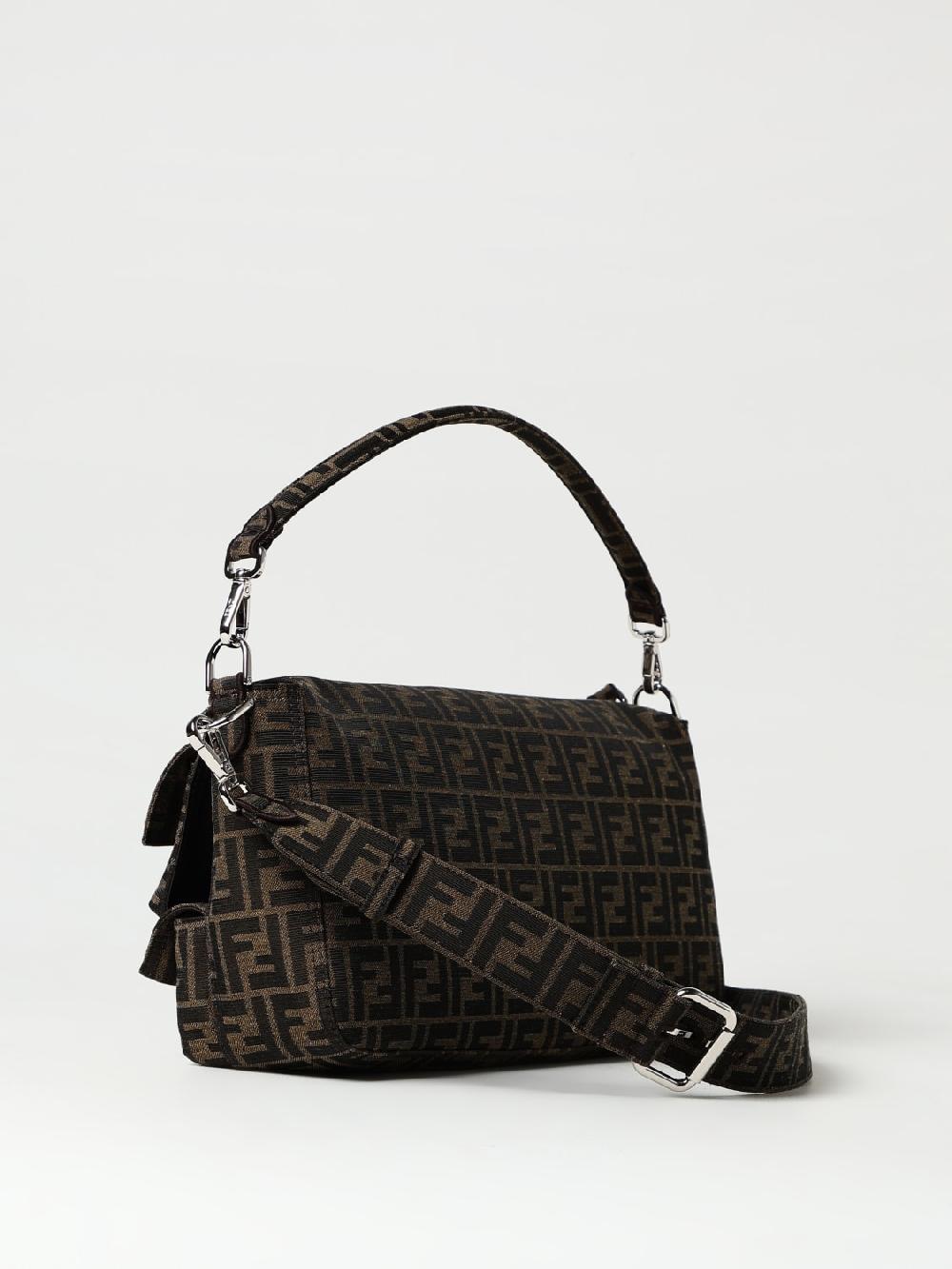 Giglio Borsa Maxi Multipocket Baguette FF Fendi in tessuto jacquard Hotsell