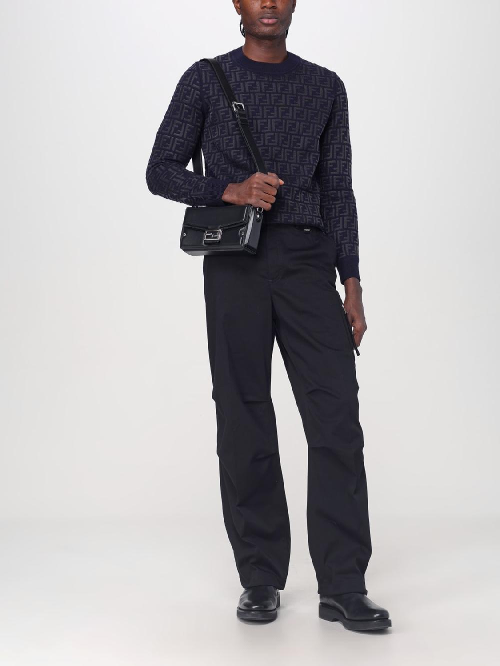 Giglio Borsa Baguette Soft Trunk Fendi in nappa Saldi Di Fabbrica