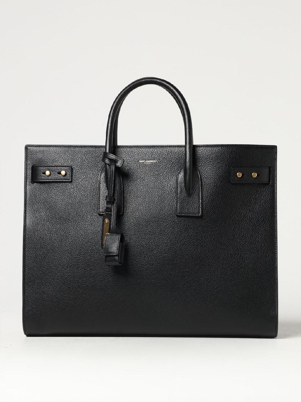 Giglio Borsa Sac de Jour Saint Laurent in pelle martellata Spedizione gratuita