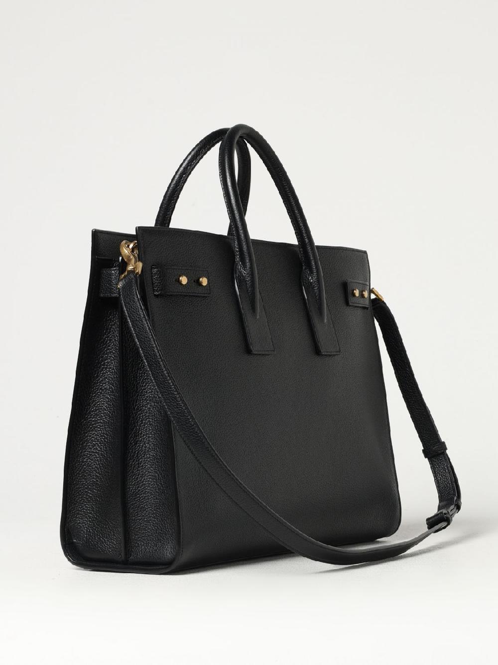 Giglio Borsa Sac de Jour Saint Laurent in pelle martellata Spedizione gratuita