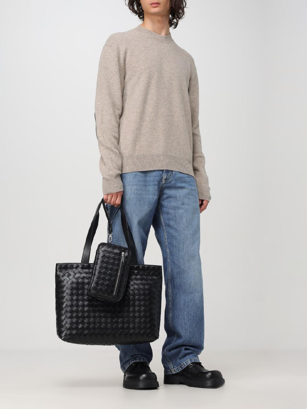 Giglio Borsa Bottega Veneta in pelle intrecciata Grande vendita