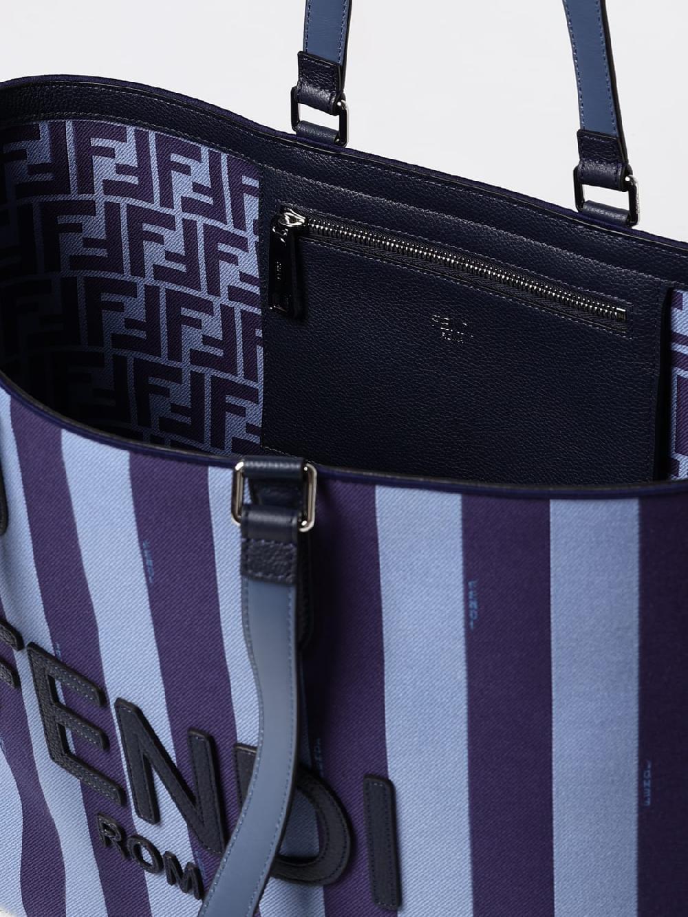 Giglio Borsa Fendi in tessuto FF jacquard e pelle Shopping online