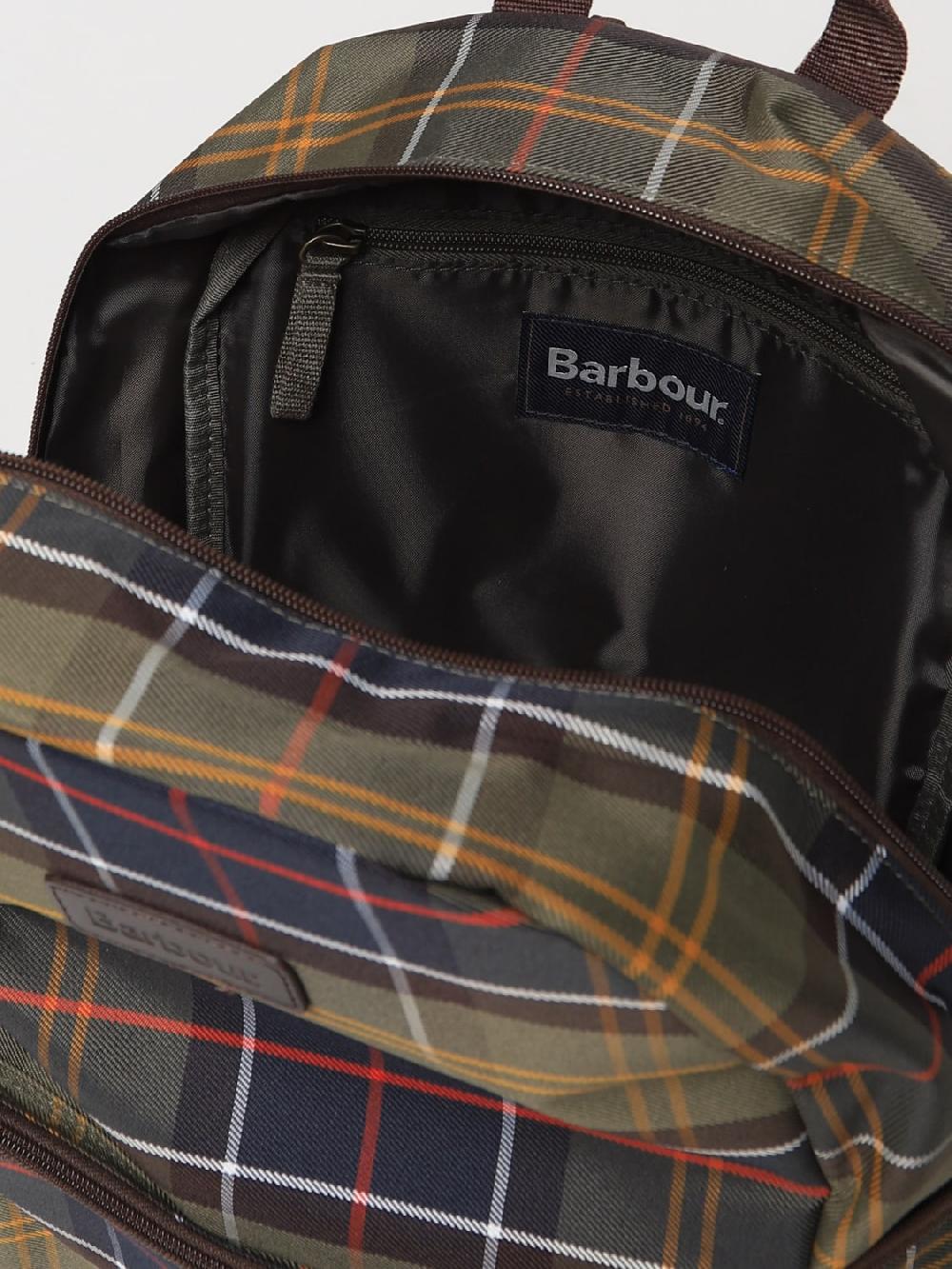 Giglio Zaino Torridon Barbour in nylon stampa tartan Offerta Giorno del Papà
