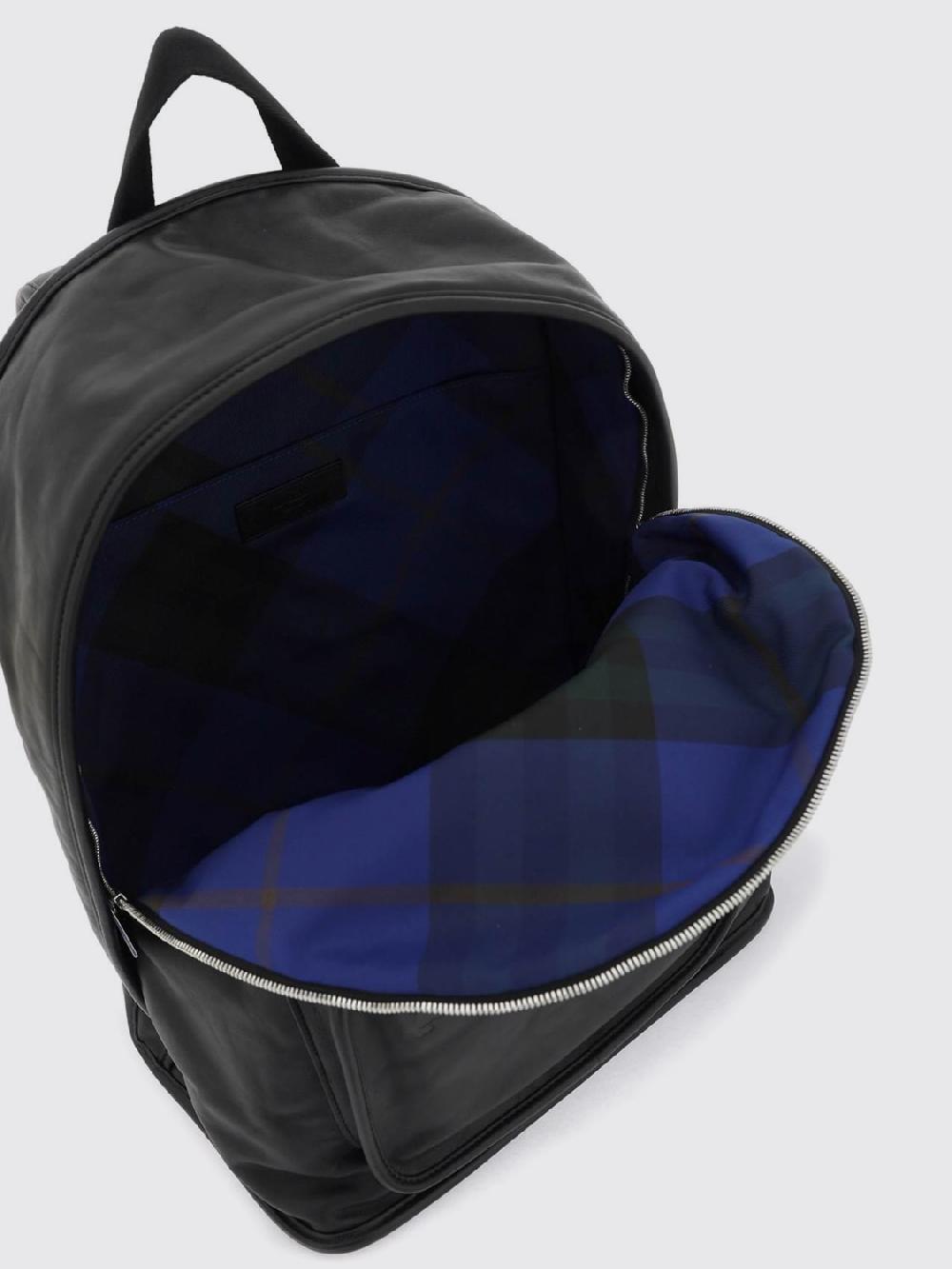 Giglio Zaino Shield Burberry in pelle increspata Grandi sconti