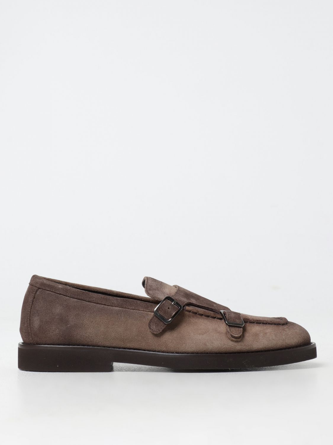 Giglio Monk Strap Doucal's in camoscio Prezzo basso