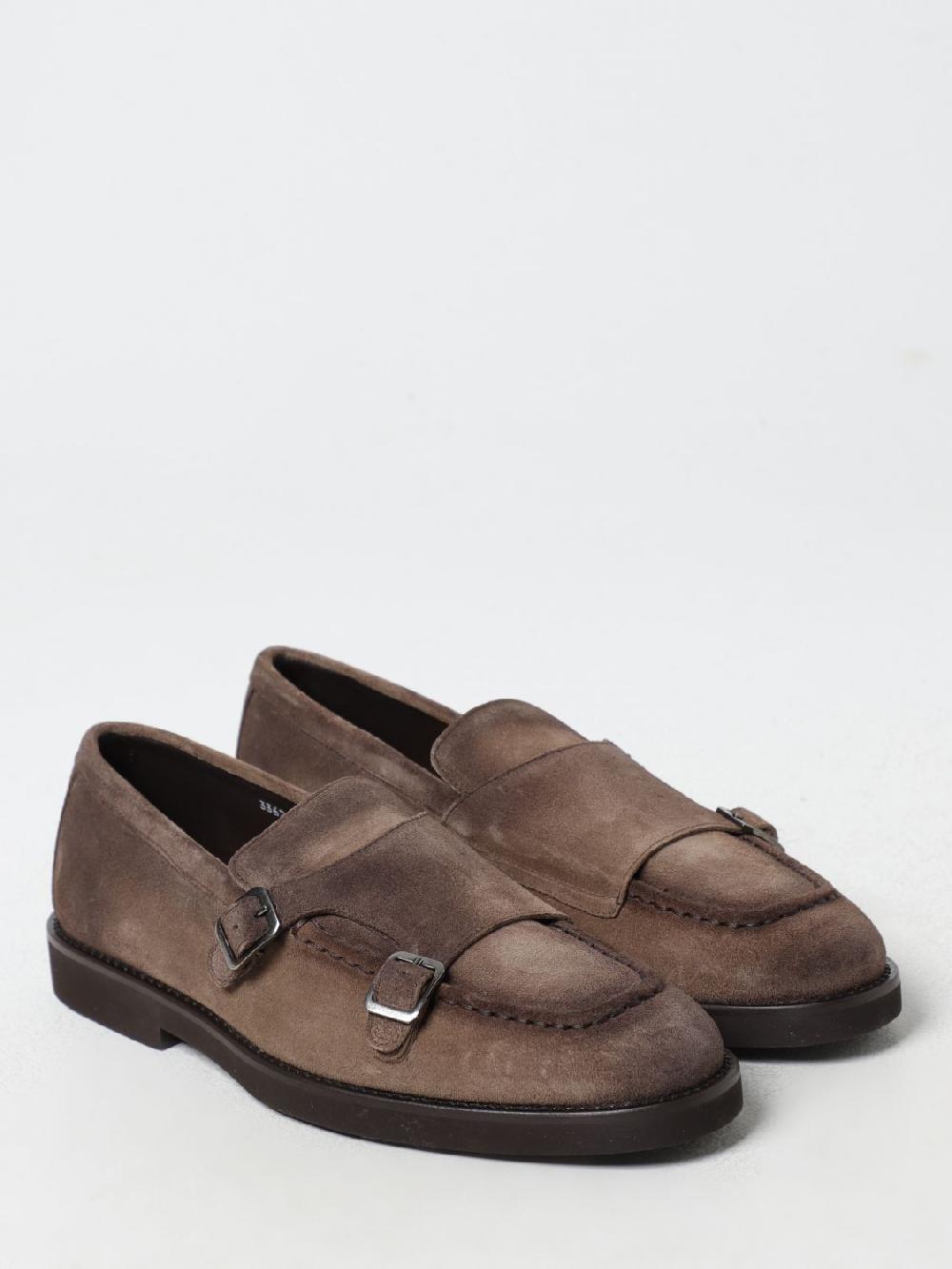 Giglio Monk Strap Doucal's in camoscio Prezzo basso